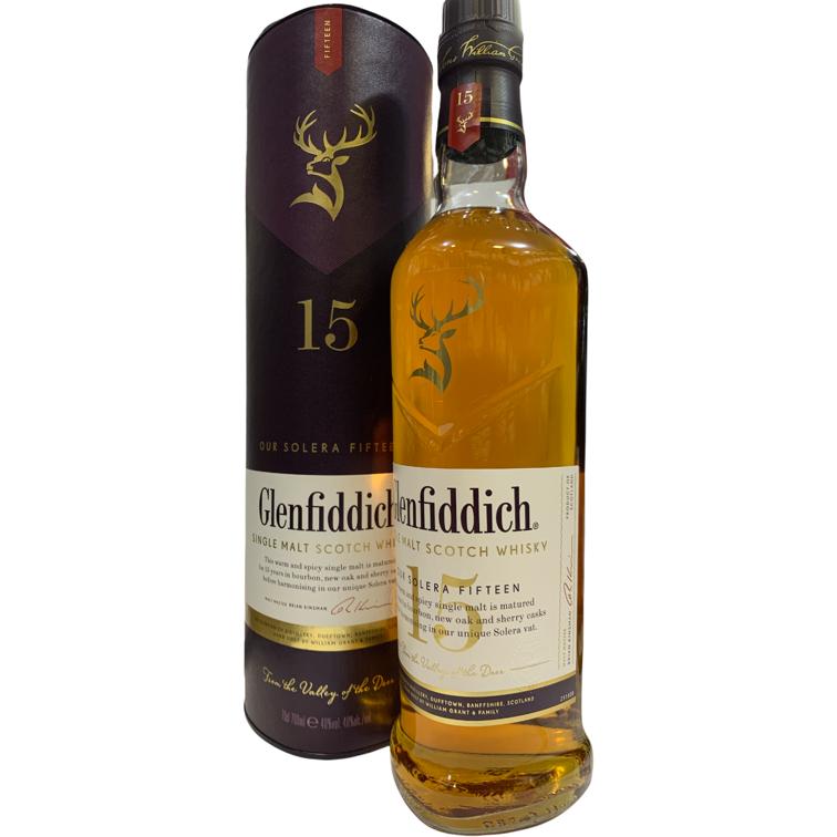 GLENFIDDICH 15A SINGLE MALT 70CL