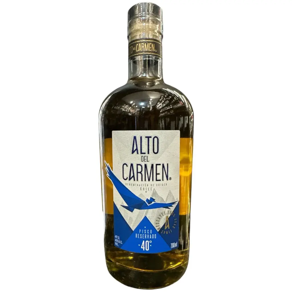 ALTO DEL CARMEN PISCO RESERVADO TAPA AZUL - 70CL