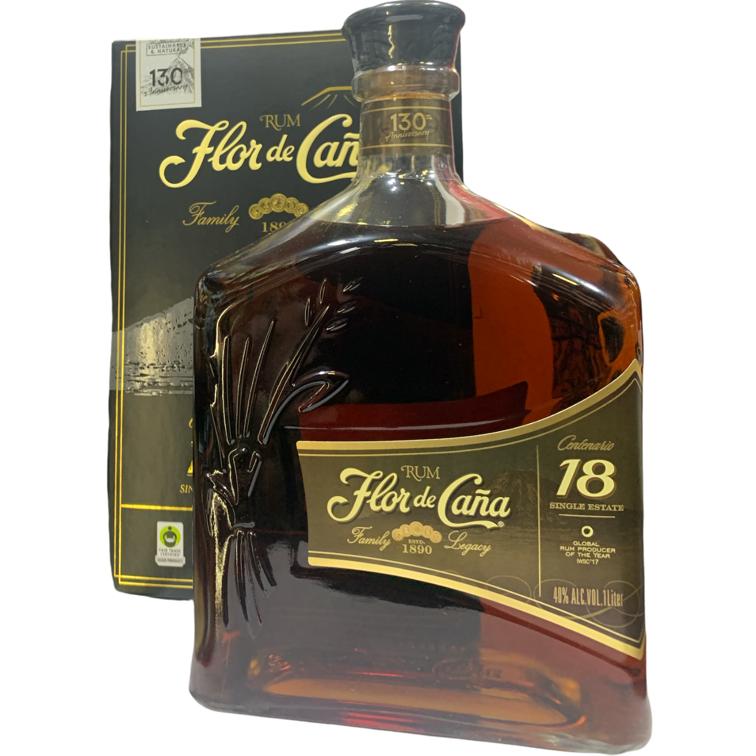 RON FLOR DE CAÑA 18 AÑOS - 1L