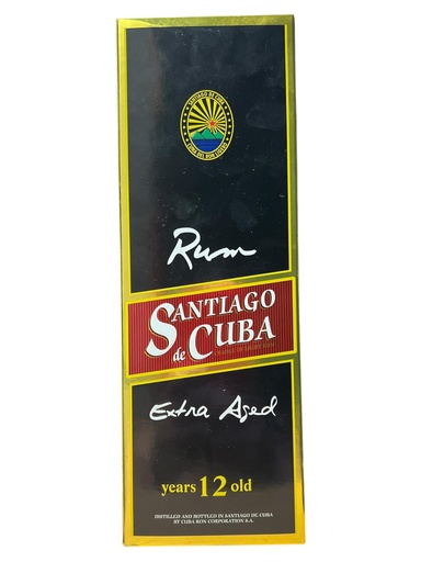 [SAN-EXT-AGE-70CL] SANTIAGO DE CUBA - EXTRA AGED 12 AÑOS - 70 CL