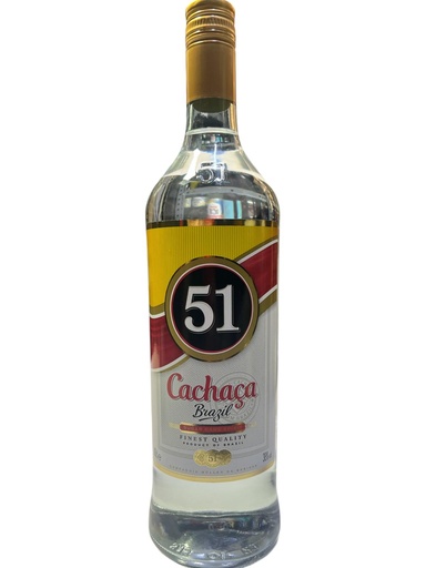 [CAC-BRA-51-100CL] CACHACA 51 BRAZIL 1L