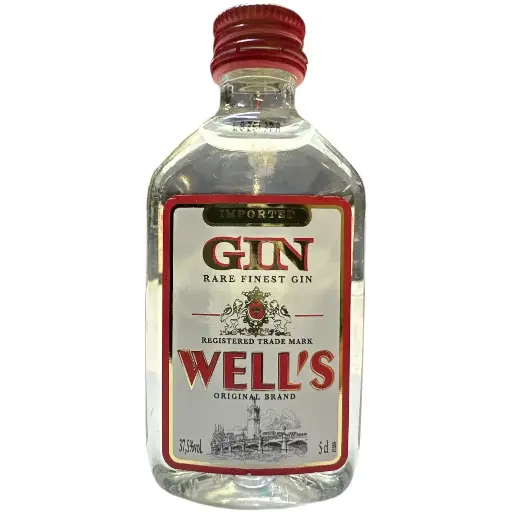 [GIN-MIN-WEL-5CL] GIN WELLS MINIATURA 5CL
