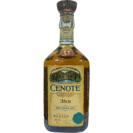 [CEN-REP-TEQ-70CL] TEQUILA CENOTE REPOSADO 70CL