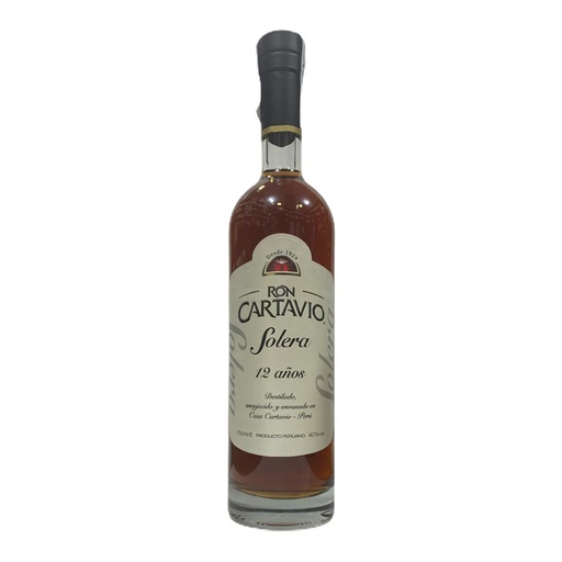 [CAR-12A-SOL-70CL] RON CARTAVIO - SOLERA 12 AÑOS - 70CL