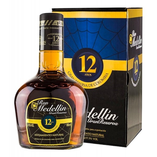 [MED-GRA-12A-70CL] RON MEDELLIN GRAN RESERVA - 12 AÑOS - 70CL