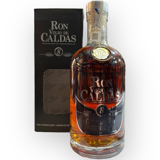 [VIE-CAL-8AÑ-70CL] RON VIEJO DE CALDAS - 8 AÑOS - 70CL