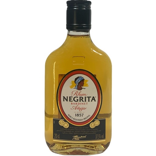 [NEG-RHU-AÑE-20CL] PETACA RON NEGRITA 200ML