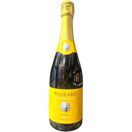 [MAS-AMB-CAV-75CL] MASCARO - AMBROSIA - CAVA RESEVA SEMI SECO - 75CL
