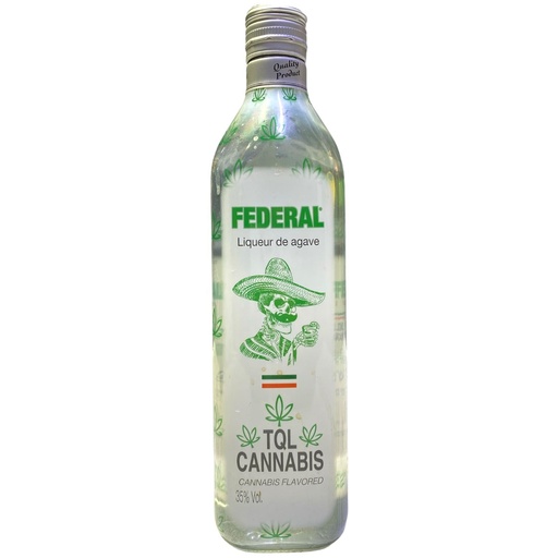 [FED-TQL-CAN-70CL] FEDERAL - LICOR DE AGAVE SABOR A CANNABIS - 70CL